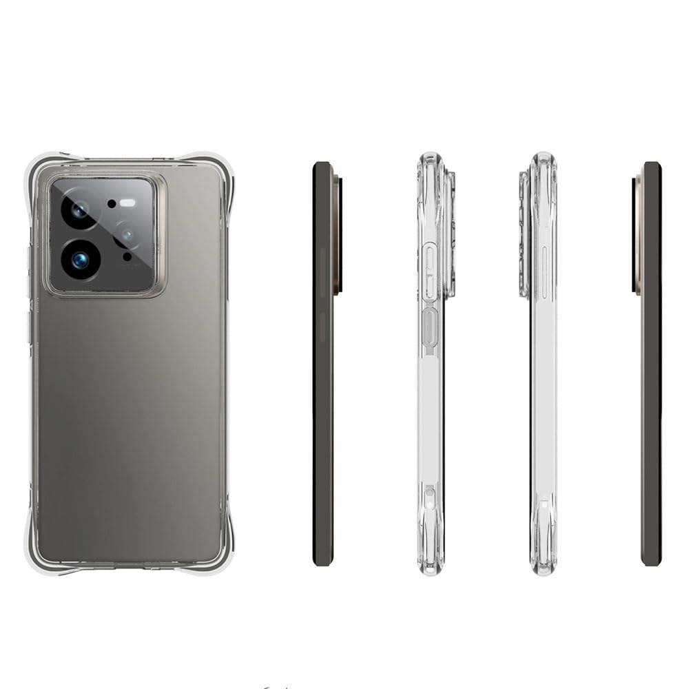 Protect Realme GT 7 Pro, [Bumper] Exculsive Transparent with Anti Dust Plugs Shockproof Slim Back Cover Case