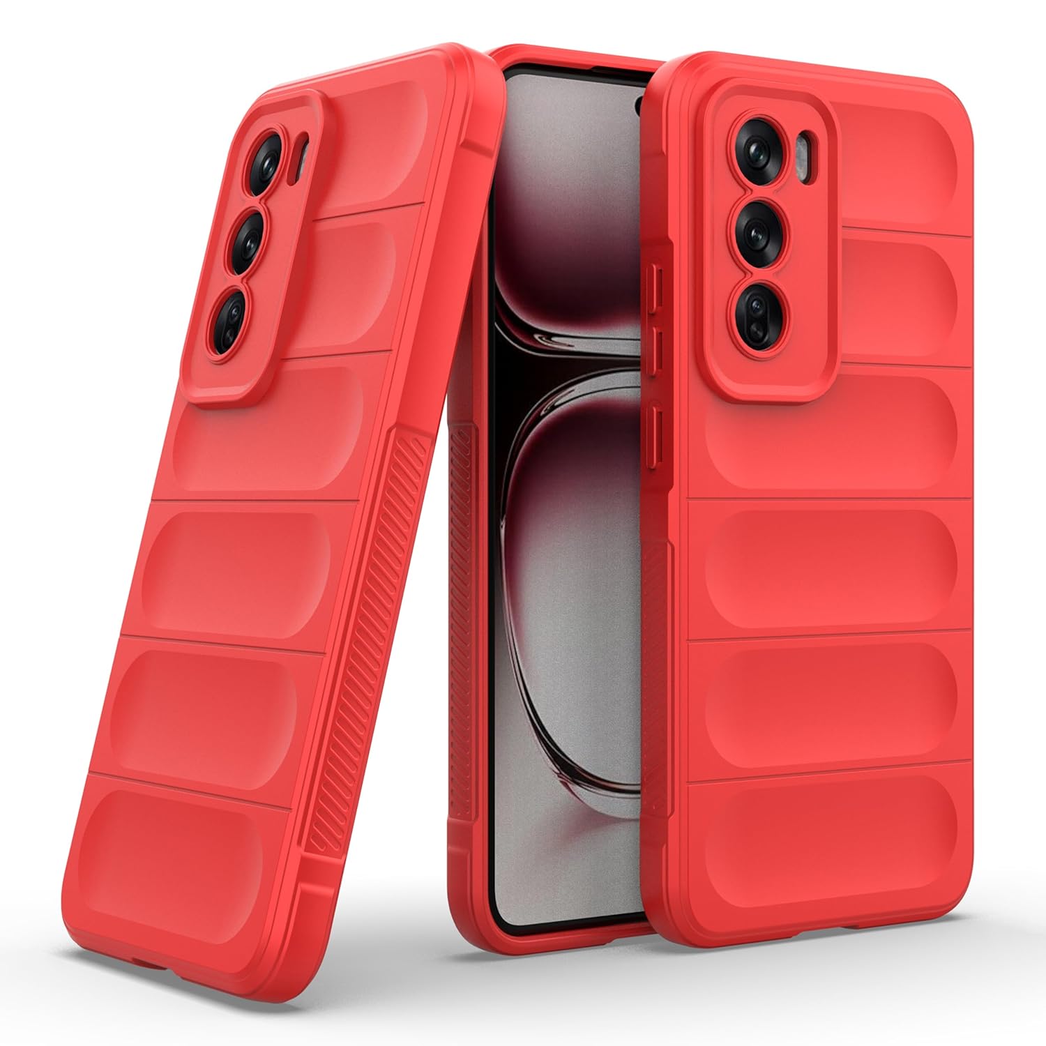 Protect Back Case Cover for Oppo Reno 12 Pro 5G | Compatible for Oppo Reno 12 Pro 5G Back Cover | Liquid Silicon Case