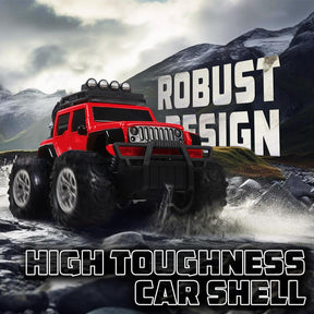 Wembley Monster Truck Remote Control Rc Car Offroad High Speed Racing Car For Kids With 2 Speed And 4 Headlight Modes