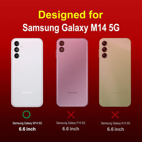 Protect Back Case Cover for Samsung Galaxy M14 5G | Compatible for Samsung Galaxy M14 5G Back Cover | Liquid Silicon Case