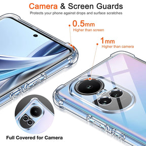 Protect  Bumper Exclusive Transparent Back Cover Case Clear Thin Case - for Oppo Reno 10 / Reno 10 Pro 5G