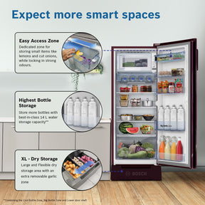 Bosch Single Door Refrigerator 226L Inverter Direct Cool