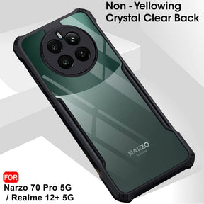 Protect Crystal Clear Back Cover Case Compatible with Realme 12