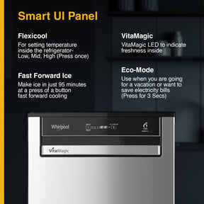 Whirlpool 192 L 3 Star Vita magic PRO Frost Free Direct-Cool Single Door Refrigerator