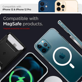 Spigen Ultra Hybrid Magfit Back Cover Case Compatible with iPhone 12 Pro Max