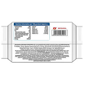 Britannia Milk Bikis Milk Cream Biscuits | 200gm Each | Pack of 10