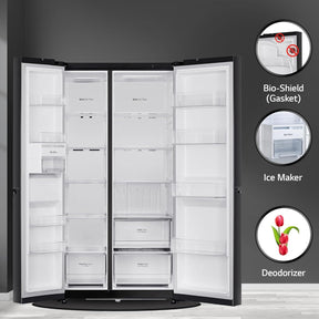LG 655 L Frost Free Smart Inverter Double Door Side by Side Refrigerator