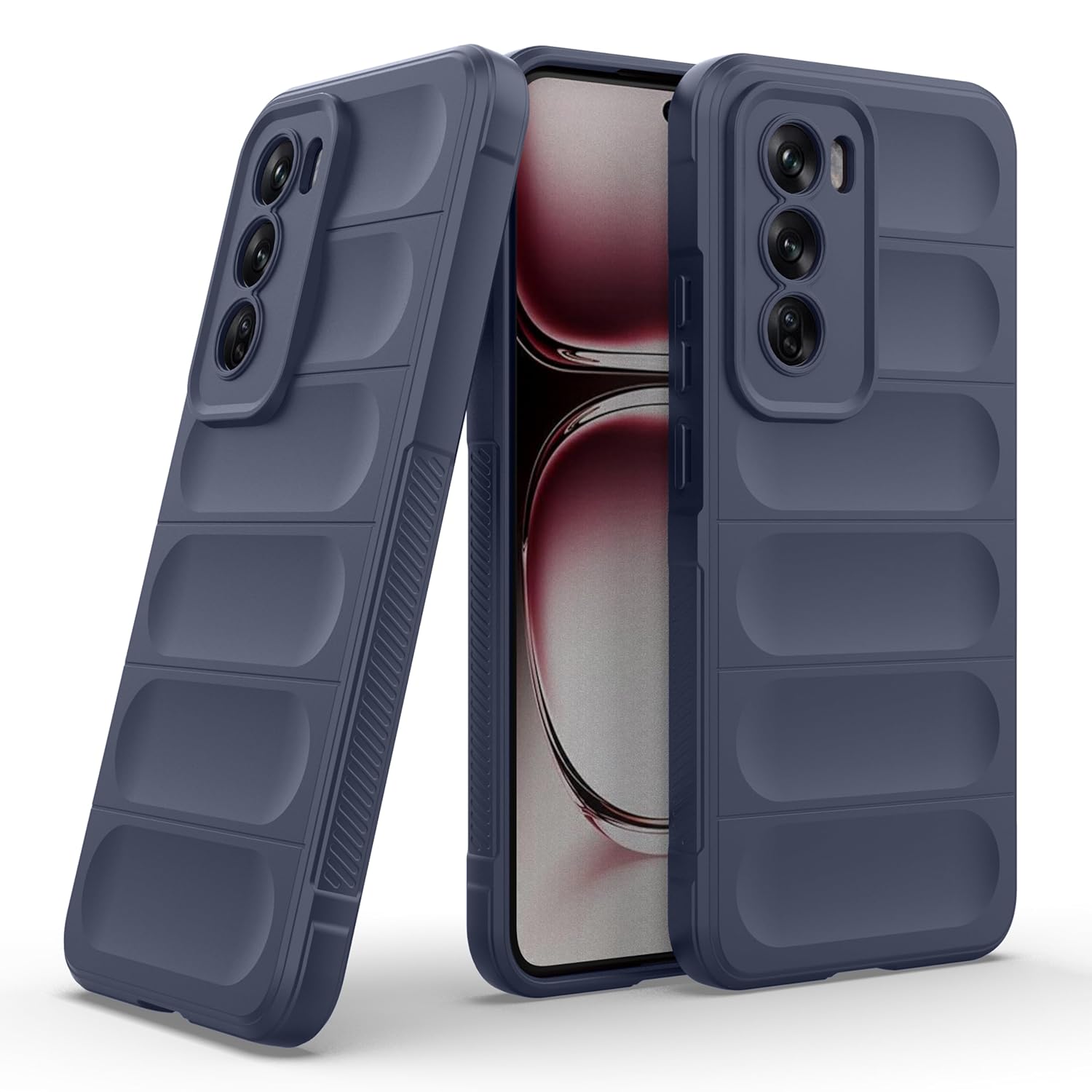 Protect Back Case Cover for Oppo Reno 12 Pro 5G | Compatible for Oppo Reno 12 Pro 5G Back Cover | Liquid Silicon Case