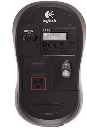 Logitech B175 / Optical Tracking, 12-Months Battery Life, Ambidextrous Wireless Optical Mouse