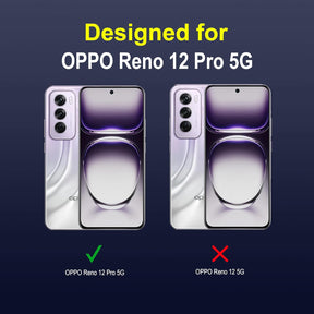 Protect Back Case Cover for Oppo Reno 12 Pro 5G | Compatible for Oppo Reno 12 Pro 5G Back Cover | Liquid Silicon Case