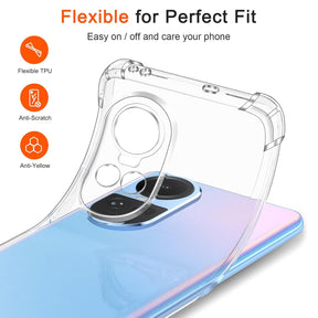 Protect  Bumper Exclusive Transparent Back Cover Case Clear Thin Case - for Oppo Reno 10 / Reno 10 Pro 5G