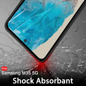 Protect Sleek Back Cover Case for Samsung Galaxy M35 5G | Slim Fit Protective Design | Ultra Matte Finish | Camera Protection Bump | Soft Silicon Back Cover