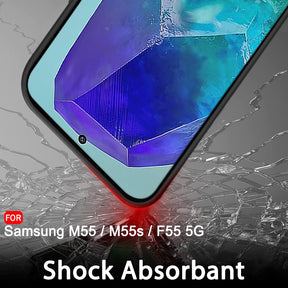 Protect Sleek Back Cover Case for Samsung Galaxy F55 5G  | Slim Fit Protective Design | Ultra Matte Finish | Camera Protection Bump | Soft Case