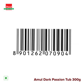 Amul Dark Passion Wafer Chocolate Tub, | 300gm Each | Pack of 2