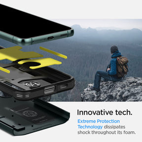 Spigen Tough Armor Back Cover Case Compatible with Galaxy S22
