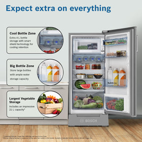 Bosch 187L 5 Star Inverter Direct-Cool Single Door Refrigerator