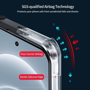 Protect Realme Narzo 70 Turbo 5G Back Cover | Transparent Crystal Clear Hard PC Back Case with TPU Bumper, Drop Protection Case