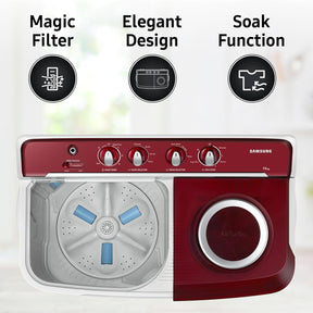 Samsung 7.5 Kg Inverter 5 Star Semi Automatic Top Load Washing Machine