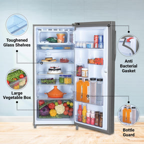 Haier 190 L, Direct Cool, Single Door, 4 Star Refrigerator