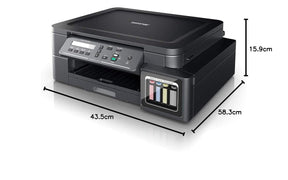 brother DCP-T510W IND Multi-function WiFi Color Ink Tank Printer (Color Page Cost: 26 Paise | Black Page Cost: 10 Paise | Borderless Printing)  (4 Ink Bottles Included)