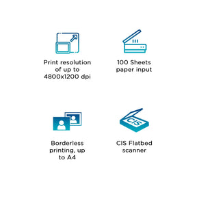 Canon PIXMA MegaTank/Ink Efficient G2730 Multi-function Color Ink Tank Printer with Black (70 ml) & Color (40 ml)  (4 Ink Bottles Included)