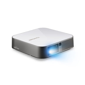 ViewSonic M2e (1000 lm) Portable with 1920X1080p Resolution, 100'' Maximum Display, Auto Focus+ WiFi+ Bluetooth+6W Harman Kardon Speaker, Bluetooth ,HDMI, USB Type-C Connectivity LED Projector