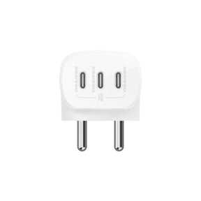 Belkin 67W (27W + 20W + 20W) Triple USB-C Pps Pd Wall Charger