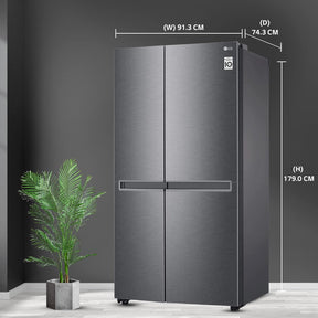 LG 688 L Frost-Free Smart Inverter Compressor Side-By-Side Refrigerator