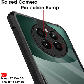 Protect Crystal Clear Back Cover Case Compatible with Realme 12