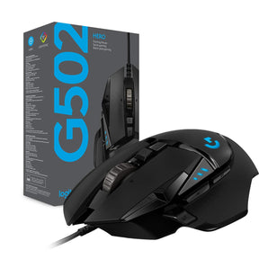 Logitech G502 Hero / Hero 25K Sensor, Adj DPI Upto 25600, RGB, 11 Programmable Buttons Wired Optical Gaming Mouse