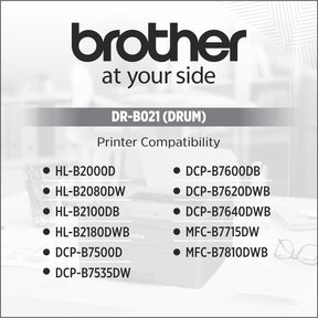 brother DR-B021 Drum Cartridge, Gray, Standard Black Ink Cartridge