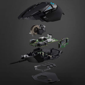 Logitech G502 Hero / Hero 25K Sensor, Adj DPI Upto 25600, RGB, 11 Programmable Buttons Wired Optical Gaming Mouse