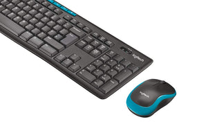 Logitech MK275 Mouse & Keyboard Combo, Spill-resistant Design Wireless Laptop Keyboard