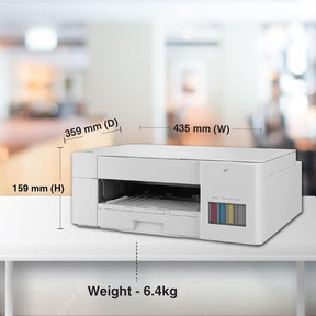 brother DCP-T226 Multi-function Color Ink Tank Printer (Borderless Printing) ideal for Home Usage for Print, Scan & Copy  (4 Ink Bottles Included)