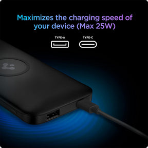 Spigen 10000 mAh 20 W Wireless With MagSafe Ultra Compact Pocket Size Power Bank
