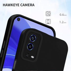 Protect Oppo A55 Back Cover Soft Matte Liquid Silicone TPU | Camera Protection | Shockproof Slim Back Case