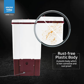 Voltas Beko, A Tata Product 7.5 kg Semi-automatic top load washing machine