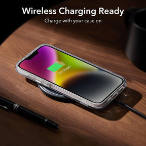 Protect for iPhone 14 Cover with Adjustable Stand, Military-Grade Drop Protection, 3 Stand Modes, TPU, Supports Wireless Charging, Boost Slim Patented Metal Kickstand Phone Back Case
