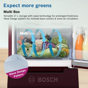Bosch Single Door Refrigerator 226L Inverter Direct Cool
