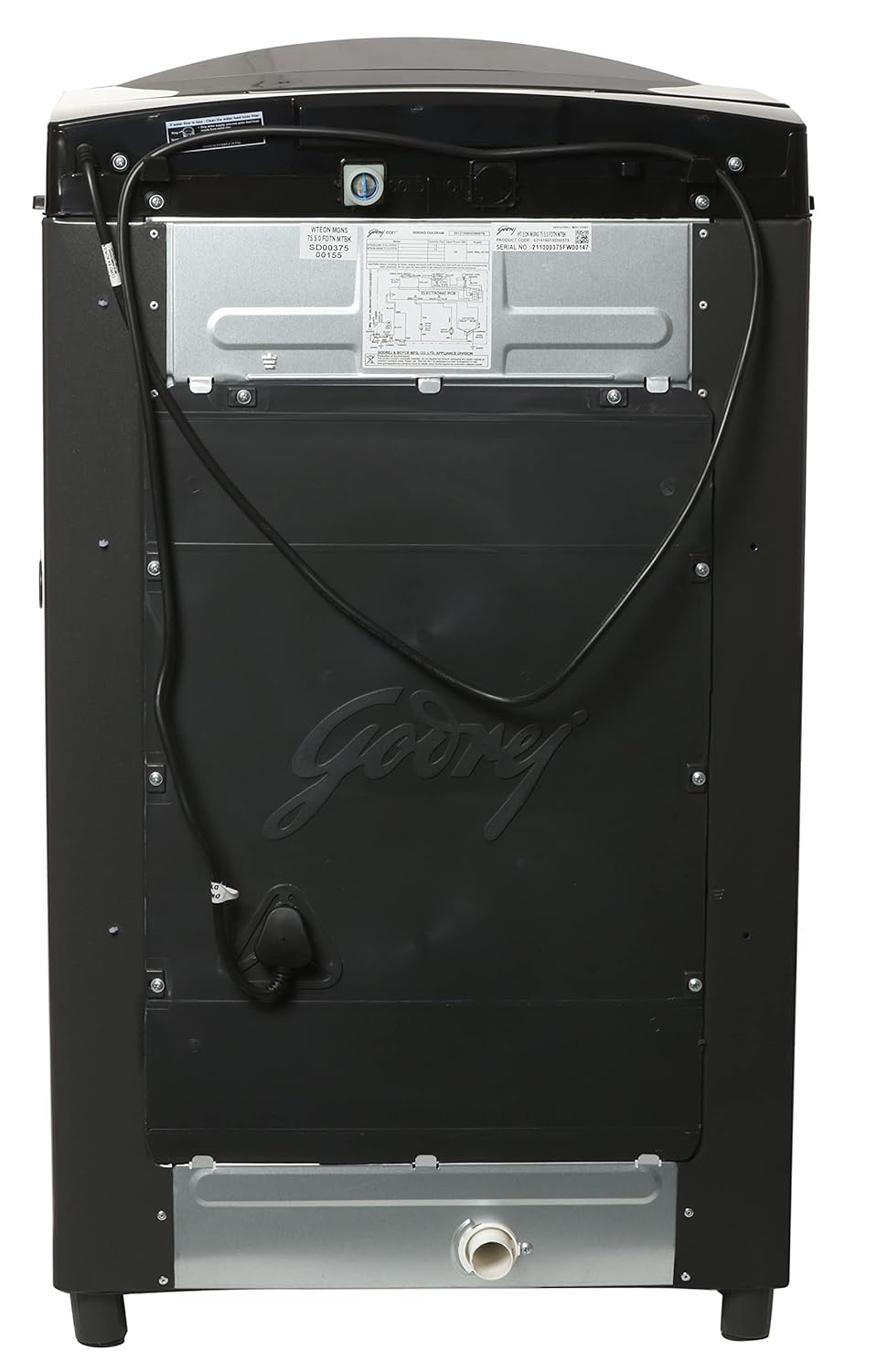 Godrej 7.5 Kg 5 Star In Built Heater With Germshield Technology Fully-Automatic Top Load Washing Machine