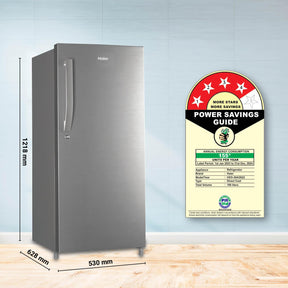 Haier 190 L, Direct Cool, Single Door, 4 Star Refrigerator