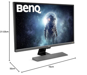 Benq 4K Ultra HD LED Backlit VA Panel Premium HDR10 Bezel-Less, Anti-Glare, Brightness Intelligence Plus, 2Wx2 Speakers, 95% DCI-P3, HDMI, DP, USB-C monitor Monitor