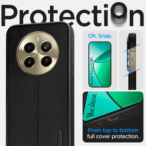 Protect Back Cover Case for Realme Narzo 70 Pro (Textured Grip Design | Camera Protection | Slim and Light Weight | Soft Touch and Feel