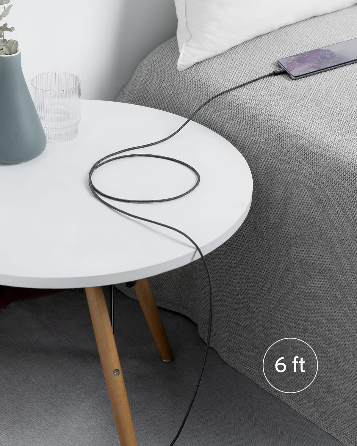 Anker 313 USB C to USB C Cable (6ft 100W), USB 2.0 Type C Charging Cable Fast Charge Data Cable