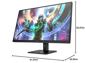 HP Full HD IPS Panel with 99% sRGB, Height Adjustable/Tilt/Swivel/Pivot, Gaming Console Compatible; HP Eye Ease (Eyesafe certified) Gaming Monitor