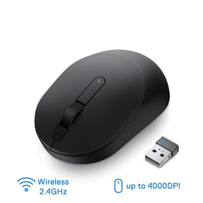 DELL MS3320W 1600 DPI, Multidevice connectivity through a toggle button,with On/Off switch Wireless Optical Mouse