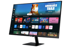 SAMSUNG M5 Full HD VA Panel with Mouse & Keyboard Control, OTT Apps, IoT Hub, Office 365, Workout Tracker, Multiple Ports, Speakers, Remote, Bluetooth Smart Monitor