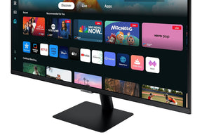 SAMSUNG M5 Full HD VA Panel with Mouse & Keyboard Control, OTT Apps, IoT Hub, Office 365, Workout Tracker, Multiple Ports, Speakers, Remote, Bluetooth Smart Monitor