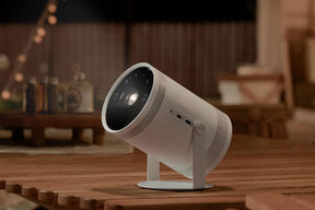 SAMSUNG SP-LFF3CLAXXXL (2300 lm / Wireless / Remote Controller) Portable The Freestyle 2nd Gen with HDR 10+, Wi-Fi, Premium 360 Degree Sound, All Round Design, Instant Setup, In-Built OTT Apps, Compact Smart LED Projector