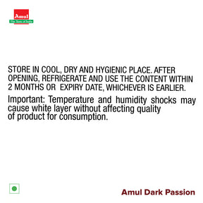 Amul Dark Passion Wafer Chocolate Tub, | 300gm Each | Pack of 2